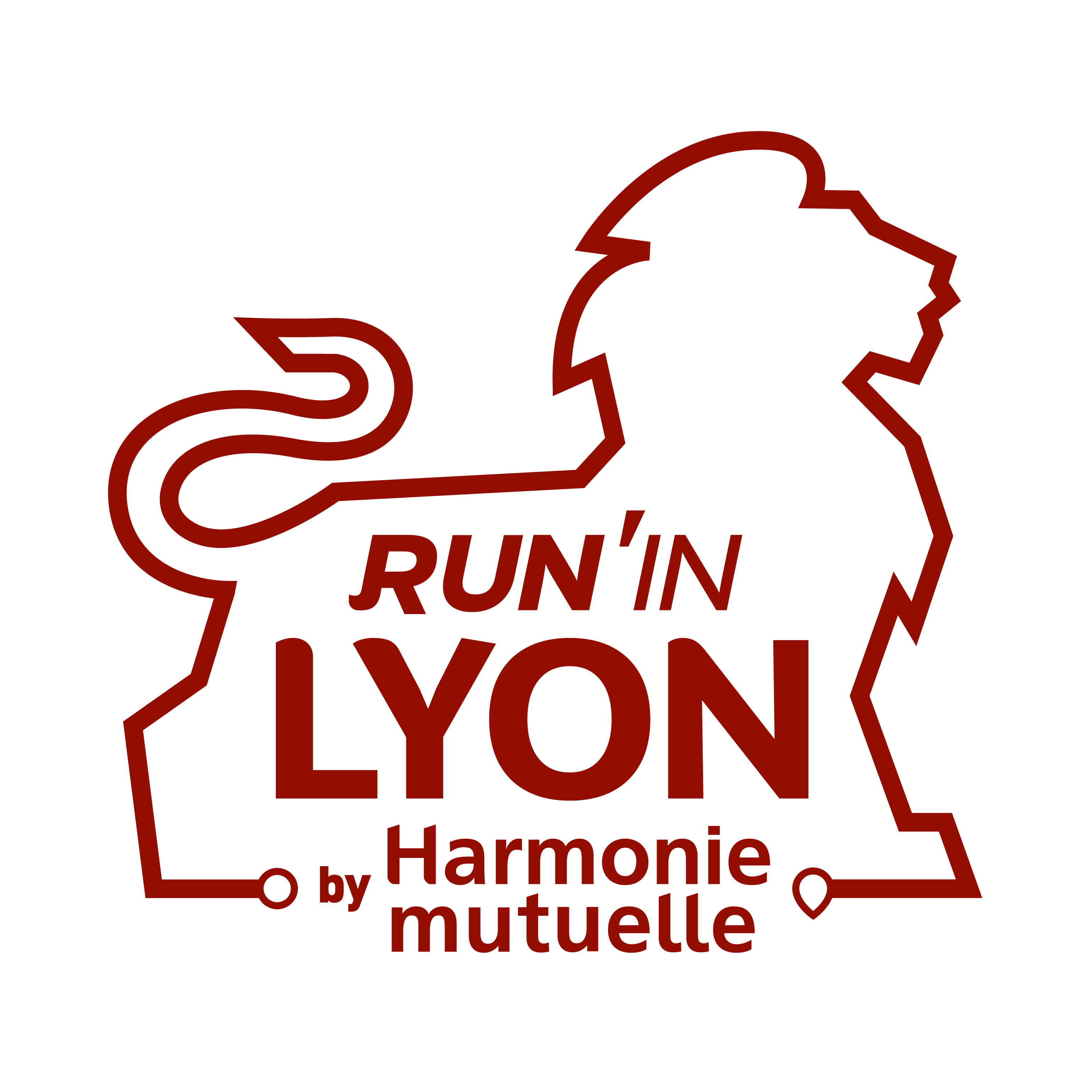 Logo Run In Lyon By Harmonie Mutuelle 2024